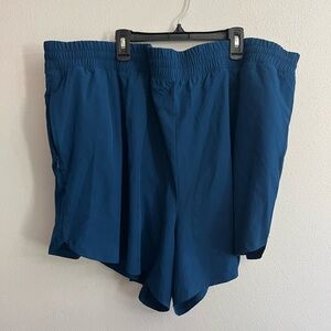 Women Tek Gear Blue Athletic Shorts